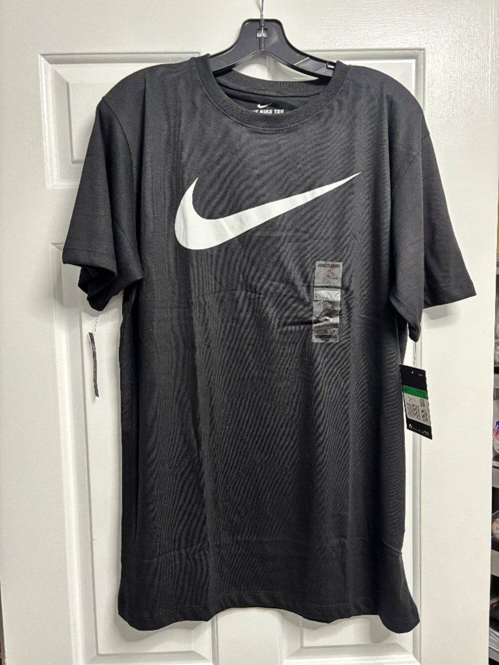 Nike - The Nike Tee Black White Swoosh T-Shirt XL NWT